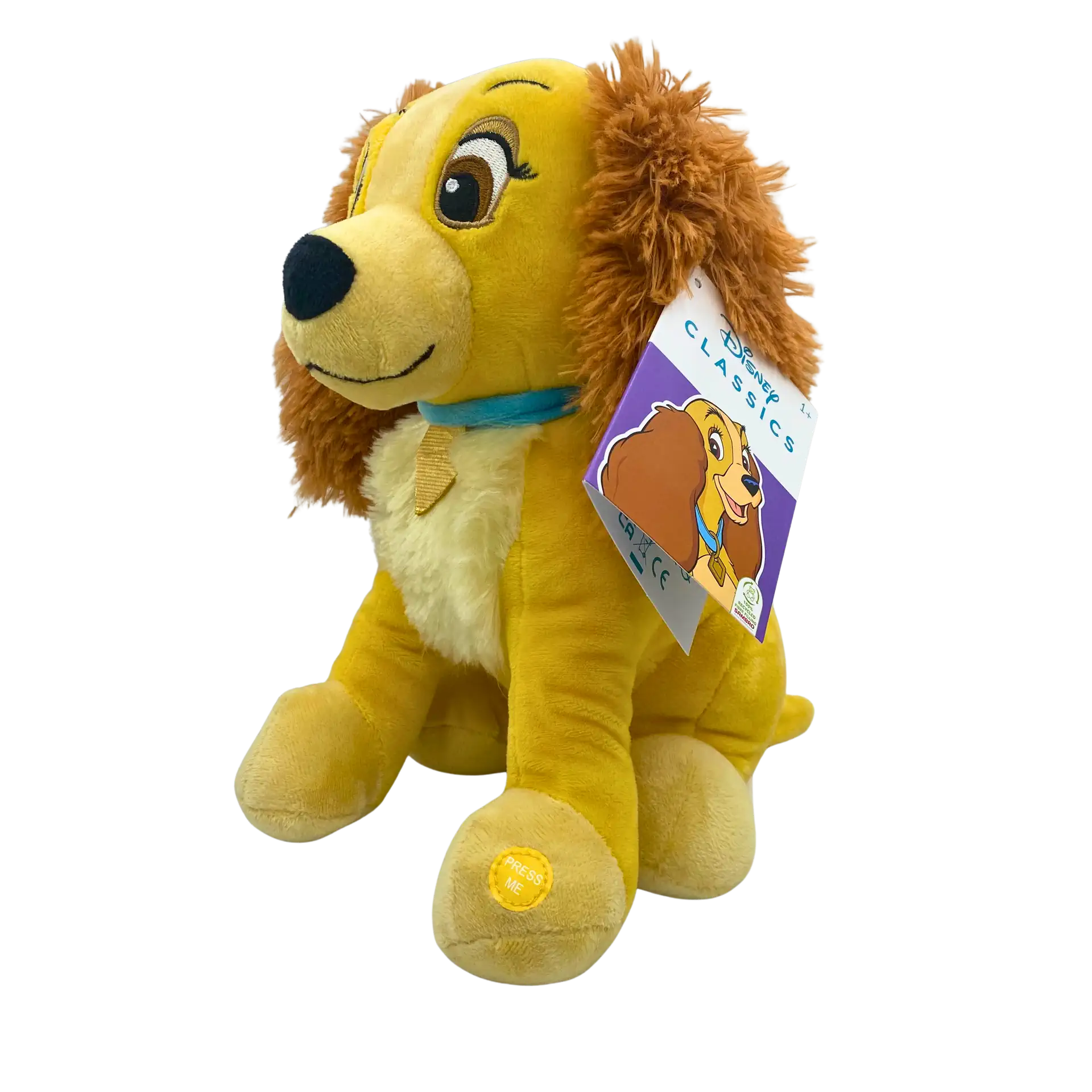 Disney Susi & Strolch Plüschtier Lady 27 cm mit Sound Kuscheltier