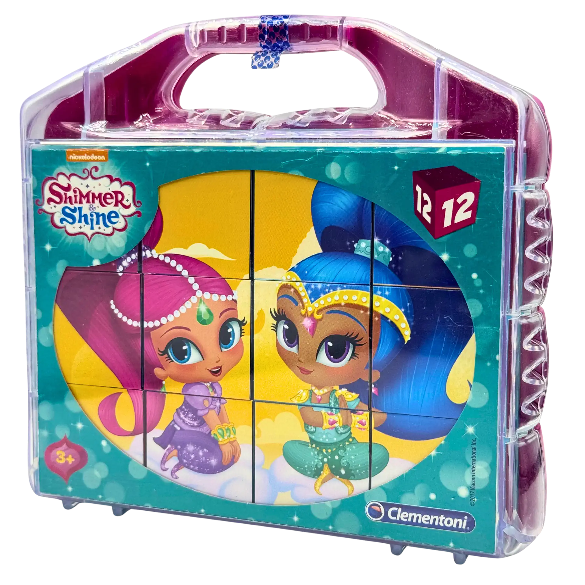 Shimmer und Shine Würfelpuzzle 12 Teile | Kinderpuzzle im Tragkoffer