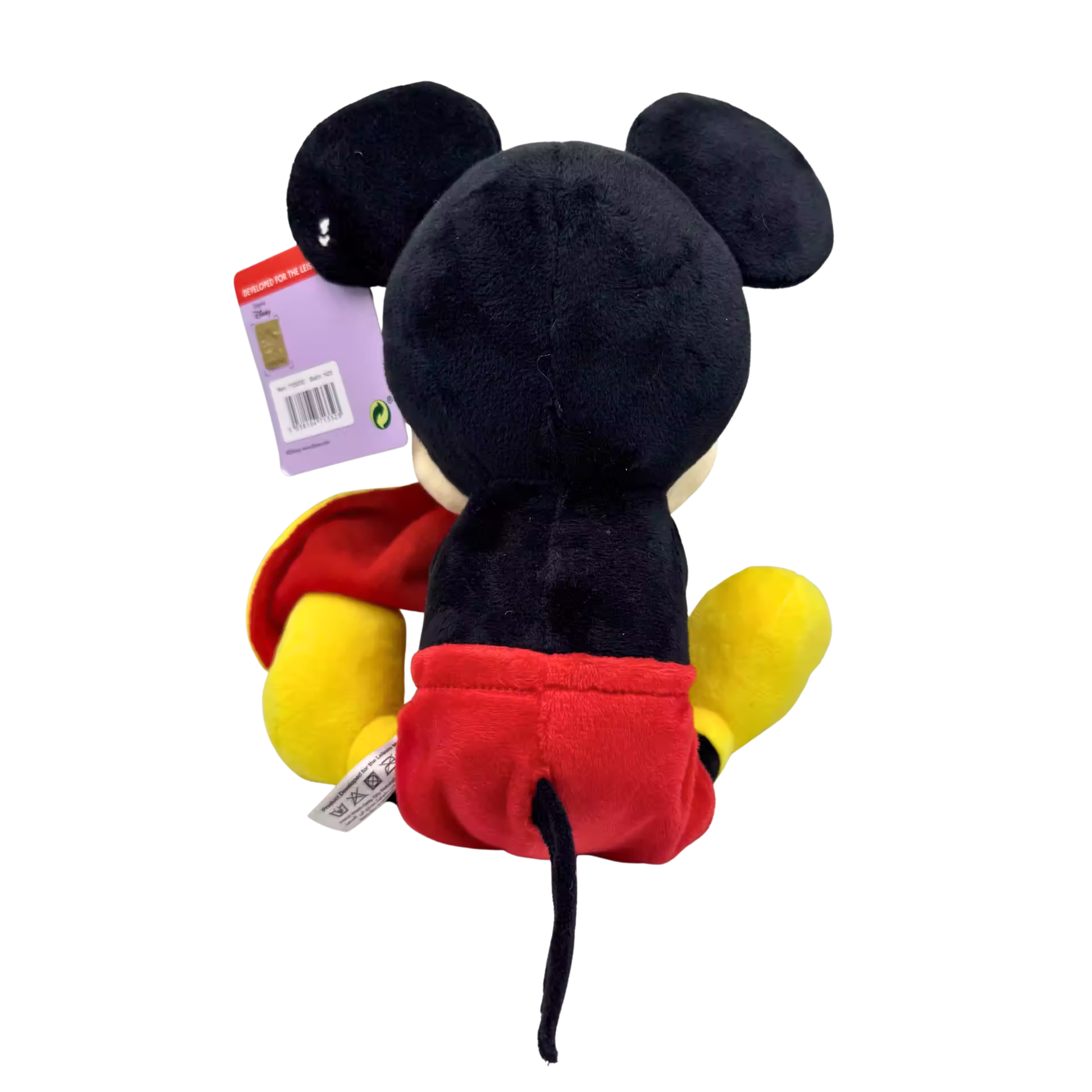 Disney Mickey Mouse Plüschtier 27 cm | Mit kleiner Kuscheldecke | Nachhaltig