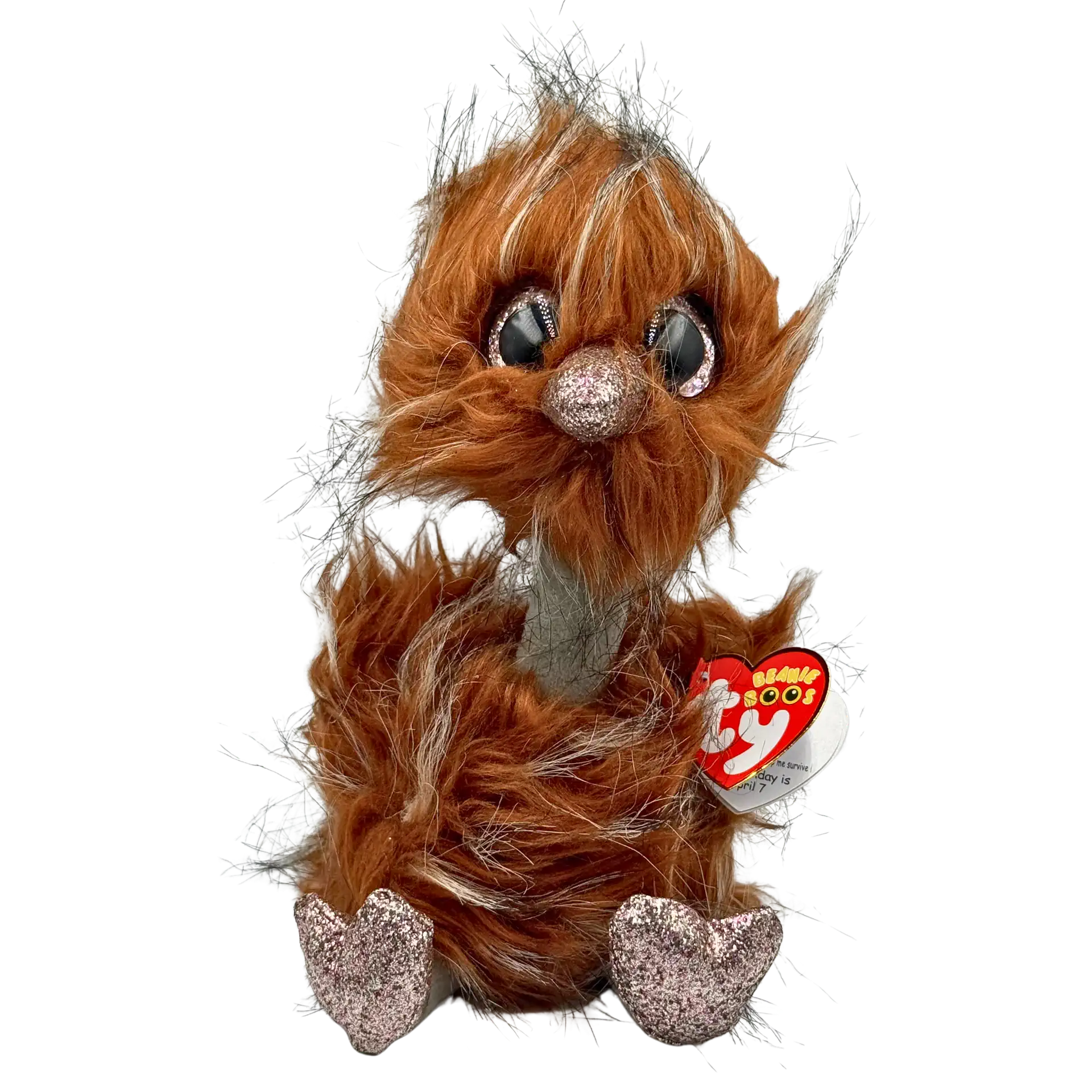 TY Beanie Boos Orson der Strauß Plüschtier 15cm Kuscheltier Glitzeraugen
