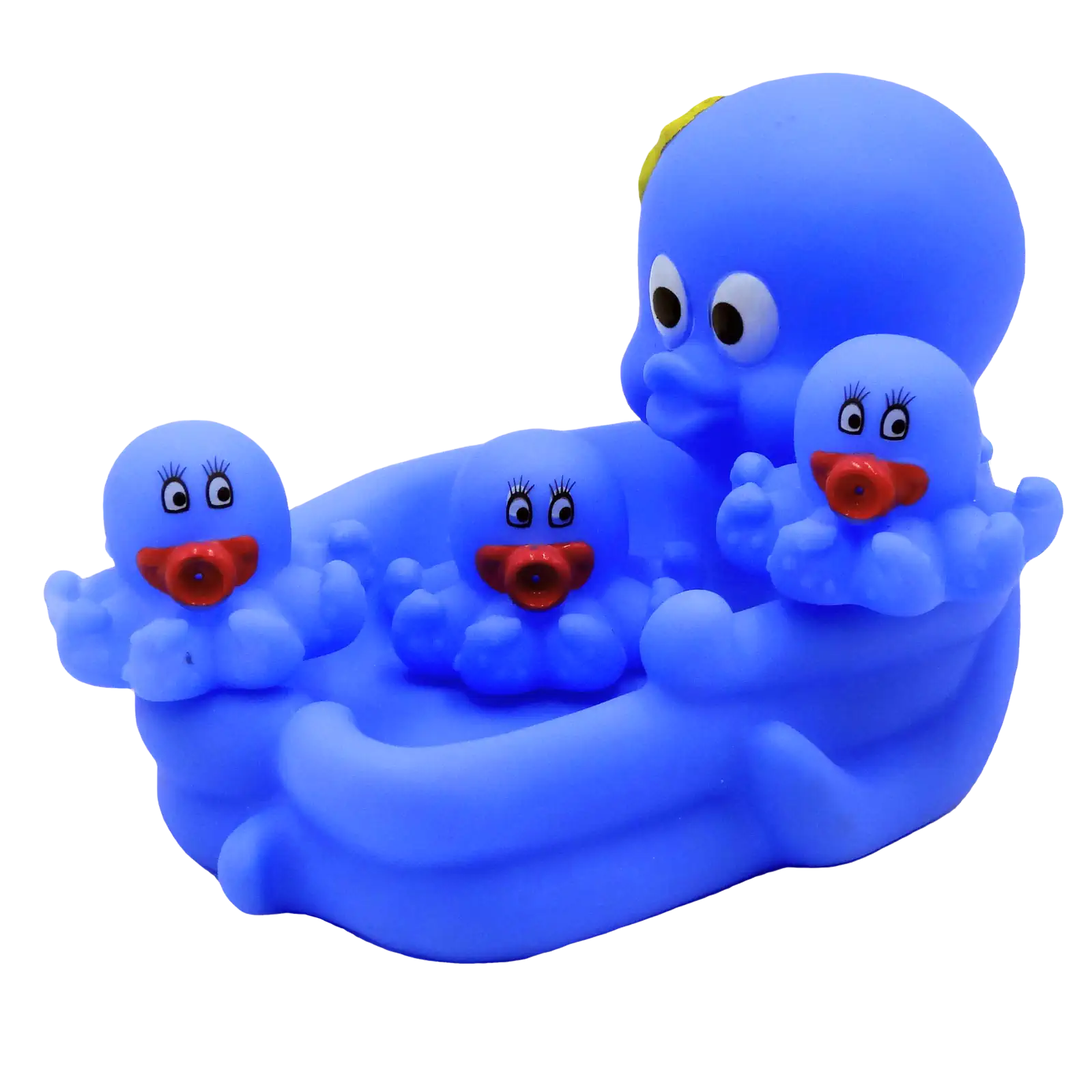 Octopus Badespielzeug 4er Set | Wasserspritzend | Krake Badewanne Baby