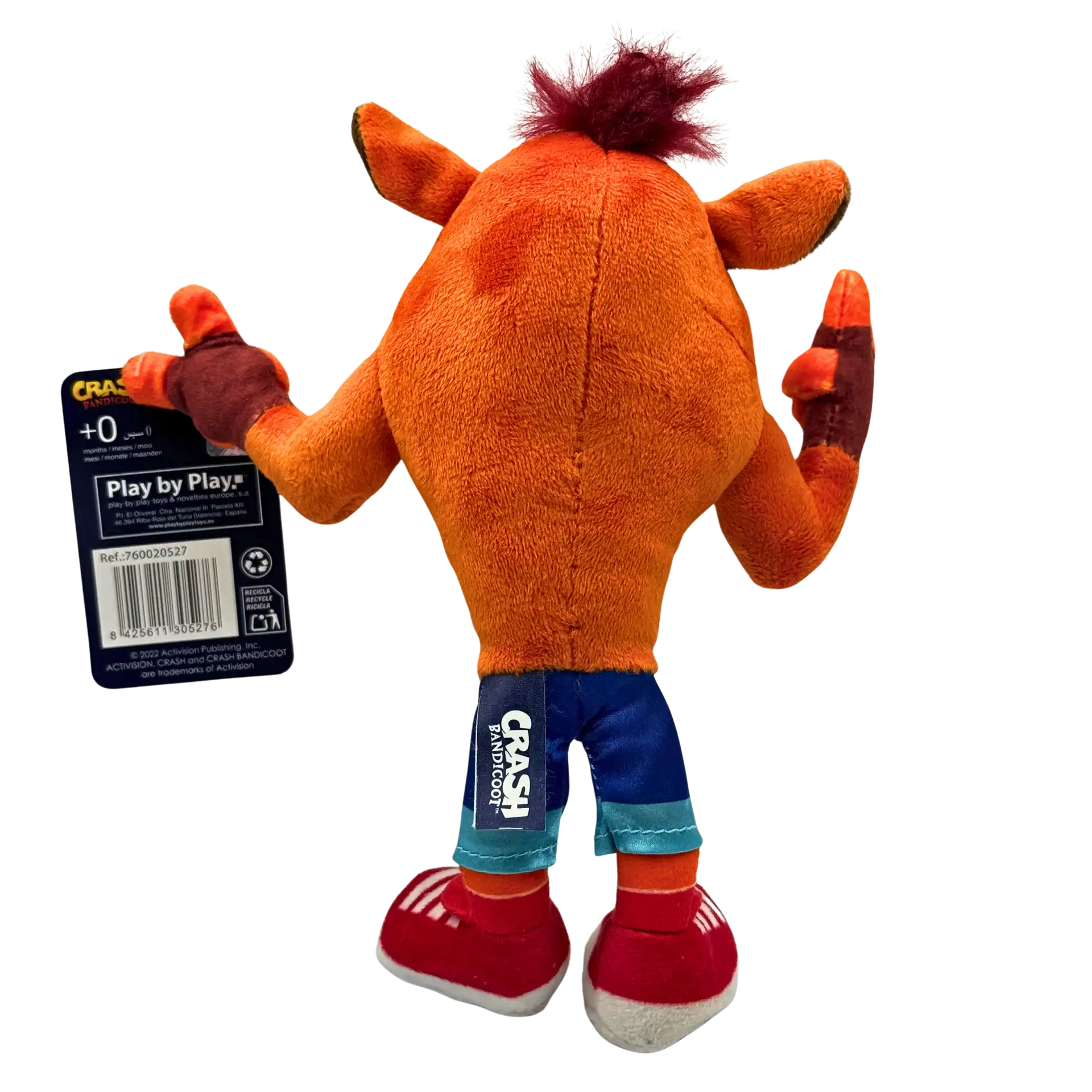 Crash Bandicoot Plüschtier 21 cm – 25th Anniversary Edition Kuscheltier Stofftier