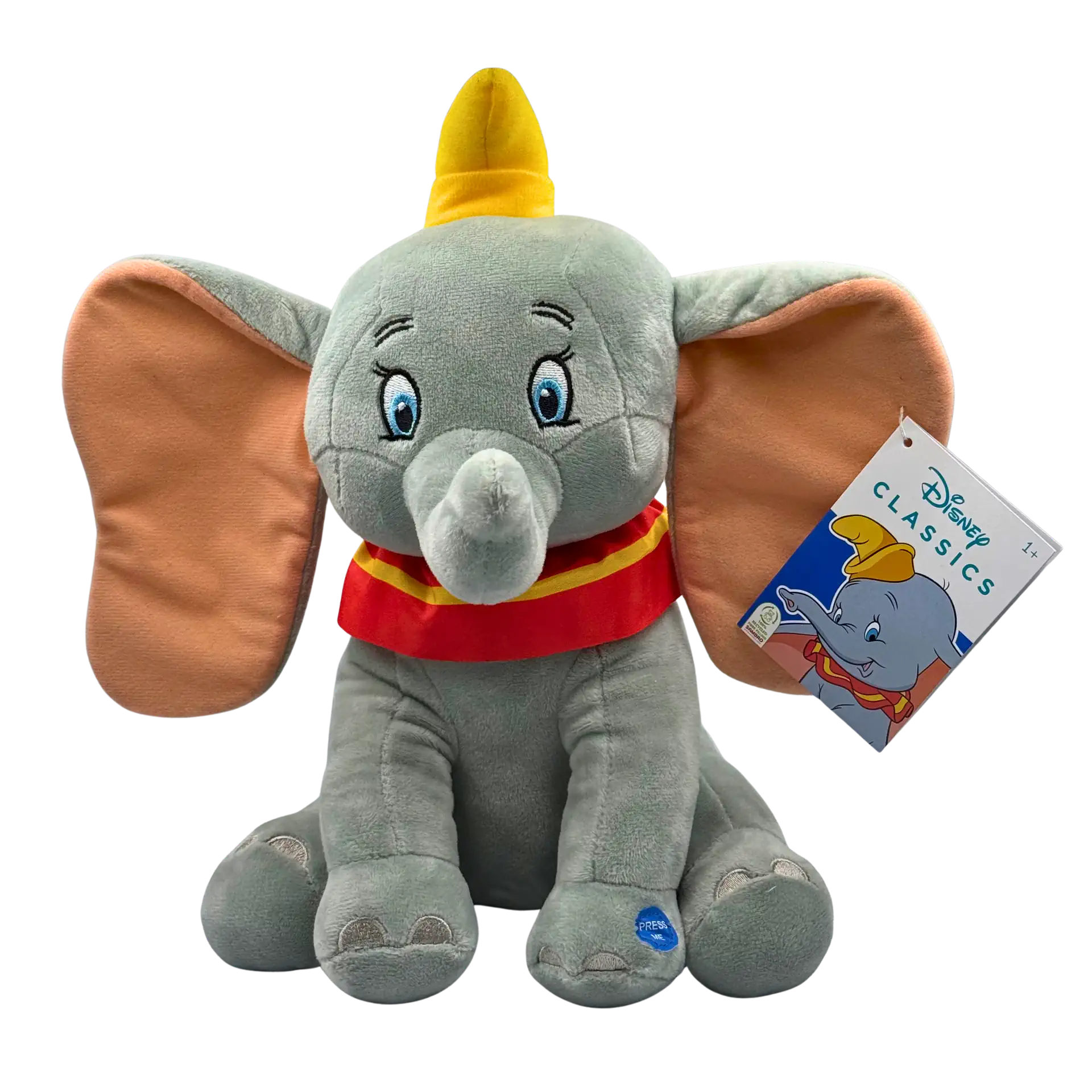 Disney Dumbo Plüschfigur mit Sound 31cm Kuscheltier Elefant