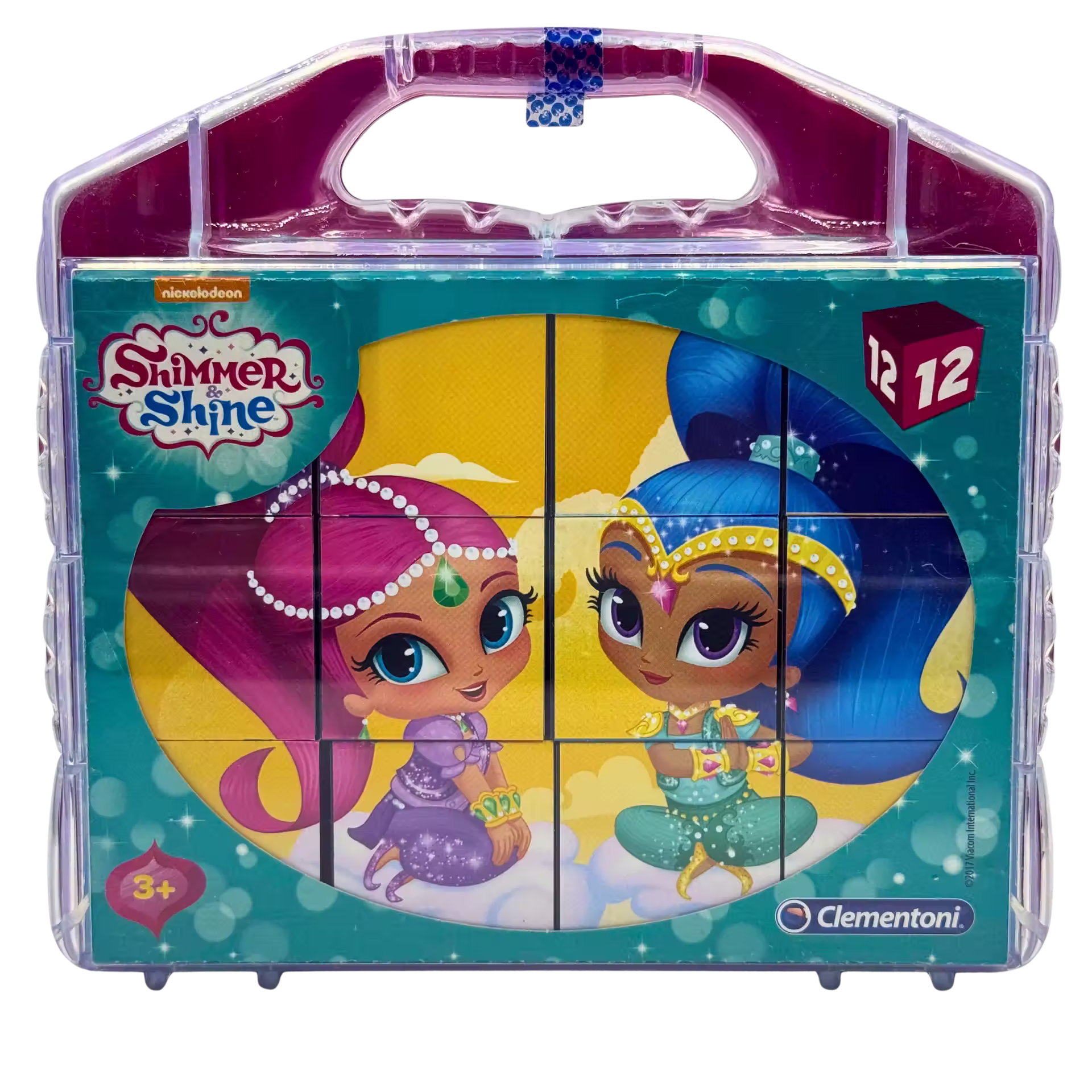 Shimmer und Shine Würfelpuzzle 12 Teile | Kinderpuzzle im Tragkoffer