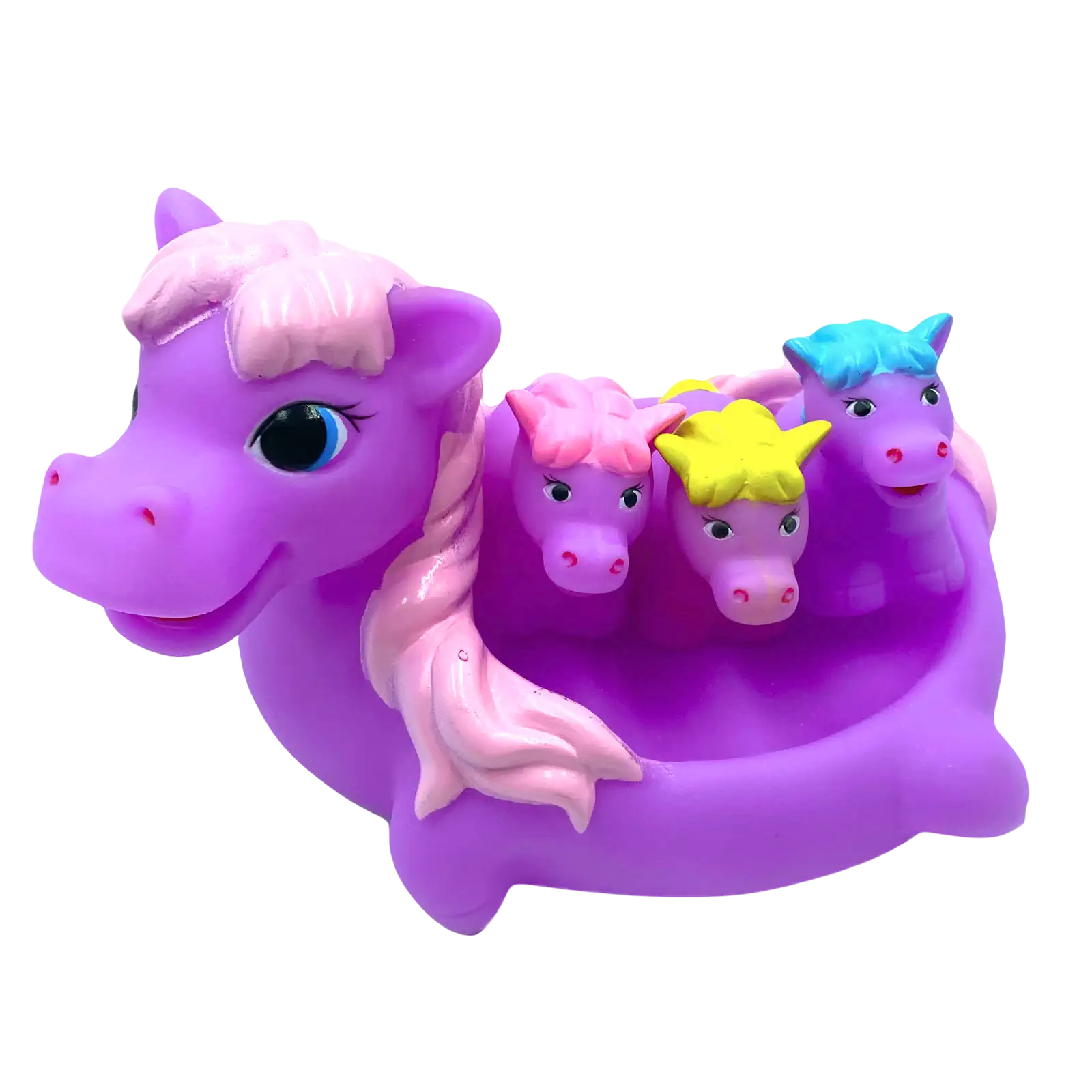 Hippo Badespielzeug 4er Set | Spritztiere | Badewanne Baby