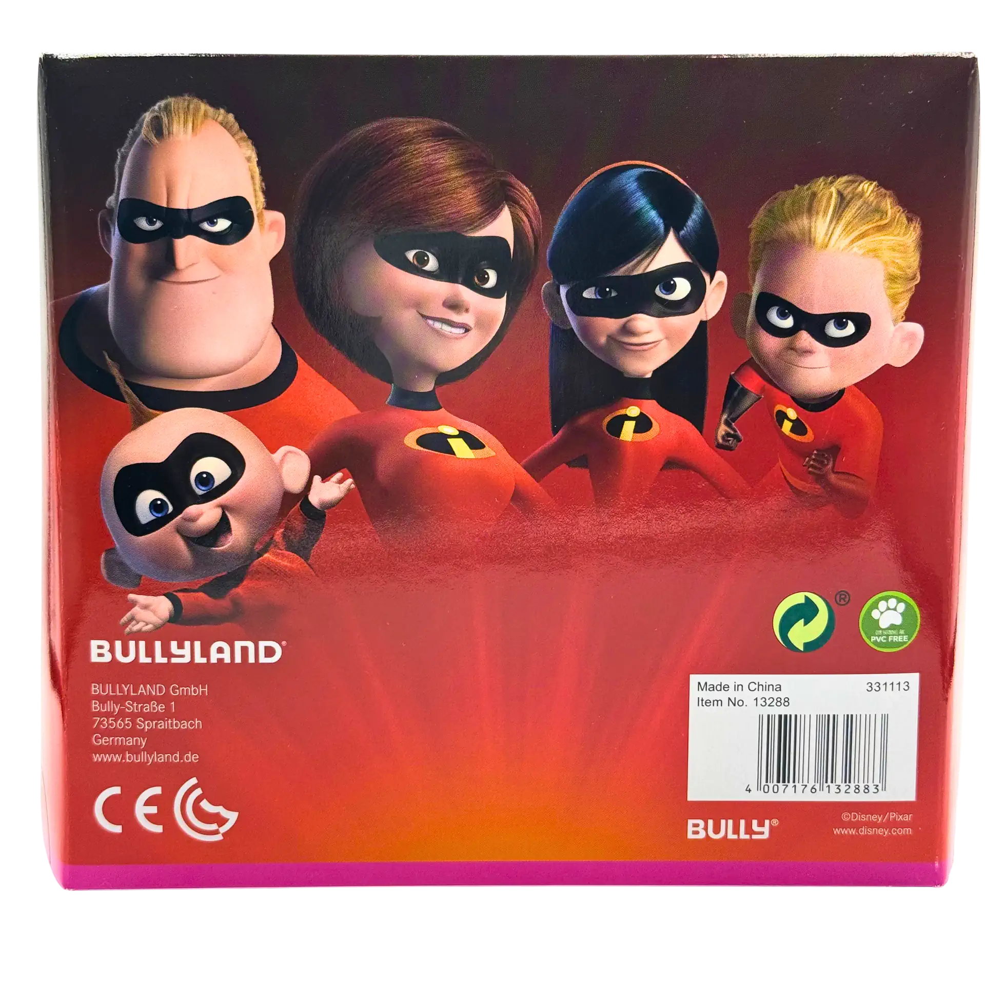 Disney Pixar Die Unglaublichen 2 Spielfiguren-Set Mr. Incredible & Elastigirl Bullyland 13288