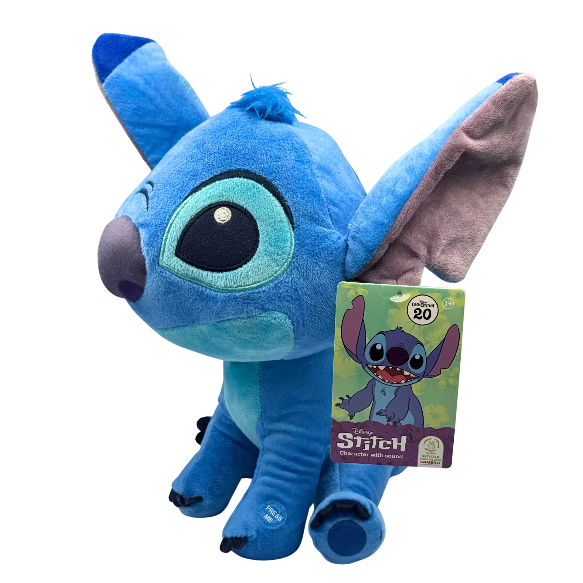Disney Stitch Plüschtier 30 cm | mit Sound | Kuscheltier Stofftier